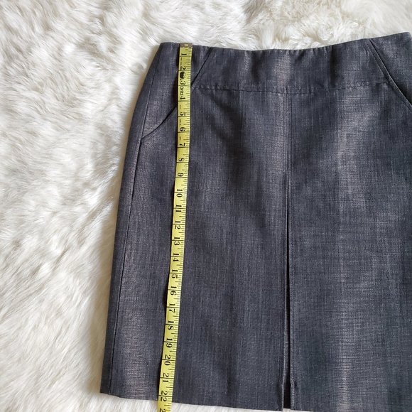 Magaschoni Collection Metallic Straight Skirt 6 - Picture 11 of 11